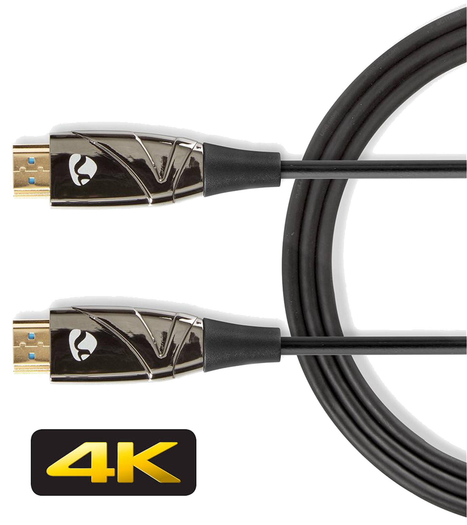 4K HDMI > HDMI Optische kabel 100m zwart max. 4K/60Hz met High Speed Ethernet