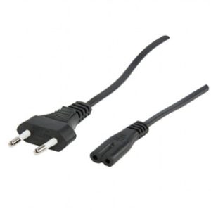 Netsnoer model-8 5m zwart