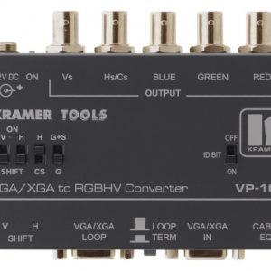 Kramer VP-100 Computer Graphics Video to RGB/HV/S Format Converter