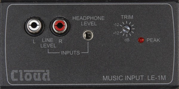 Cloud LE-1MB Lijn ingangsmodule Cat-5 voor DCM-1 zone mixer zwart