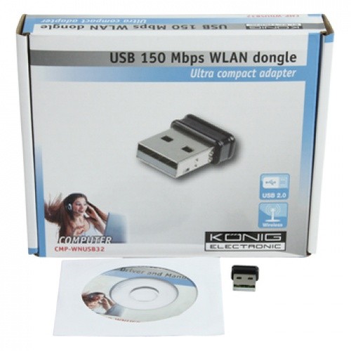 Ultracompacte WLAN WiFi USB 2.0 dongle 150 Mbps - Afbeelding 4