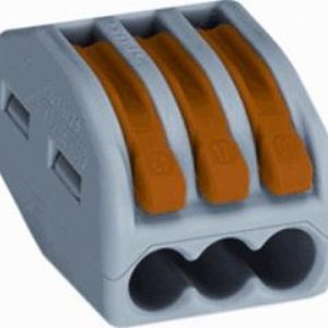 Universele lasklem Wago 3-voudig massief & soepel