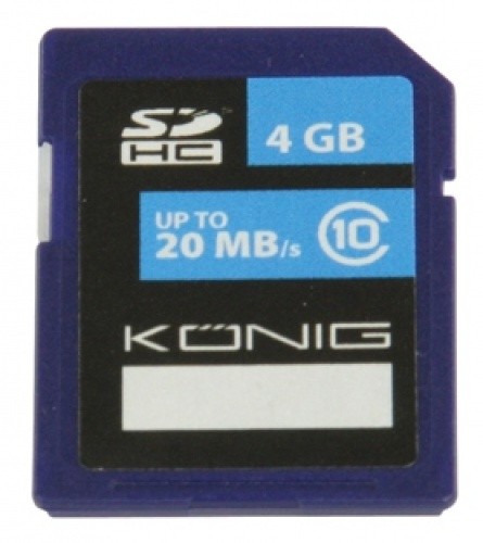 4 GB hoge capaciteit SDHC geheugenkaart klasse 10 - Afbeelding 3