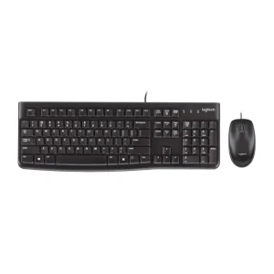Logitech MK120 Toetsenbord en Muis | Azerty | Bekabeld USB