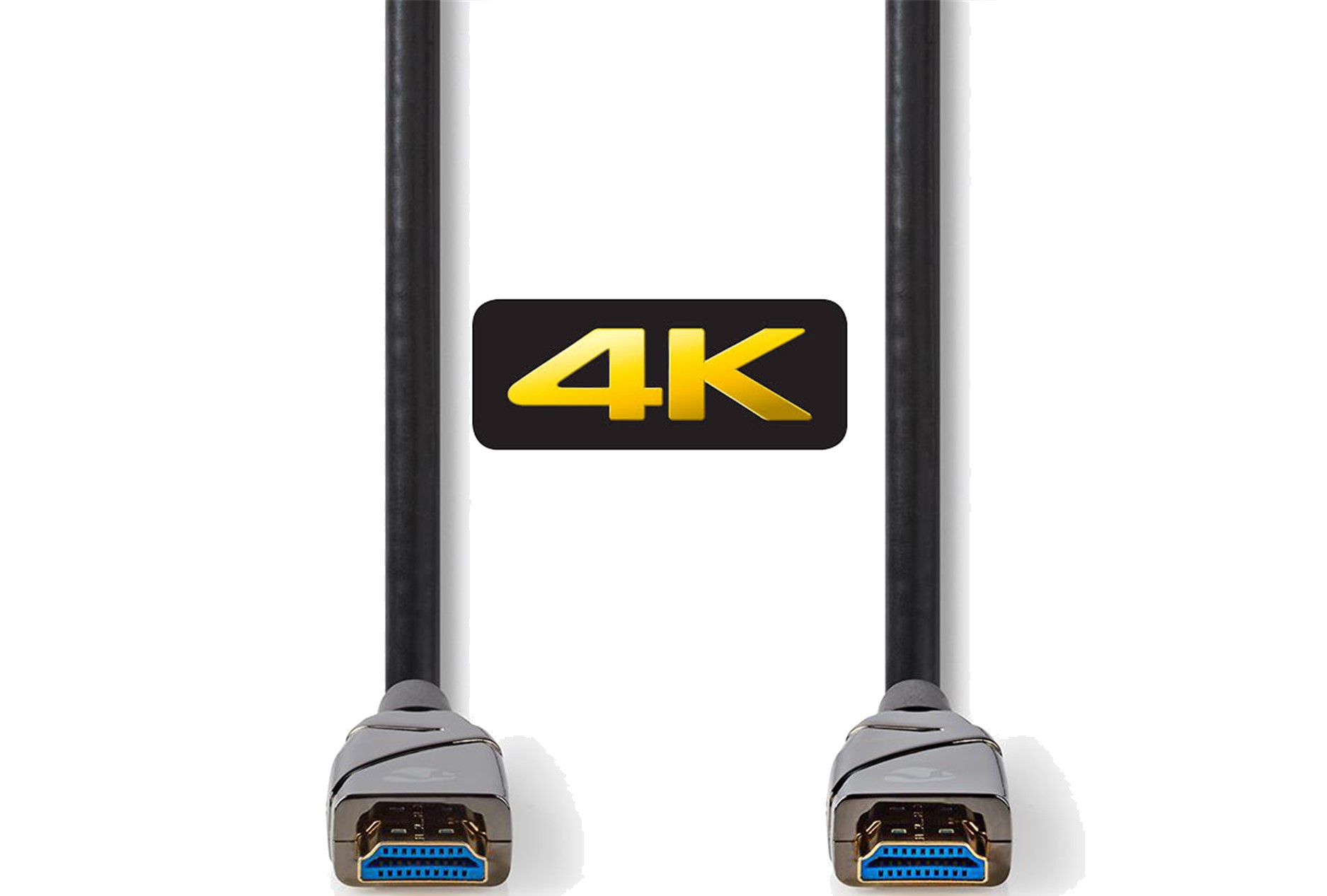 4K HDMI > HDMI Optische kabel 100m zwart max. 4K/60Hz met High Speed Ethernet - Afbeelding 3
