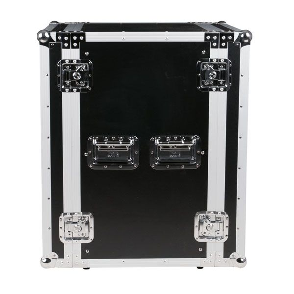 Flightcase 19″ rack 16 HE zwart - Afbeelding 3