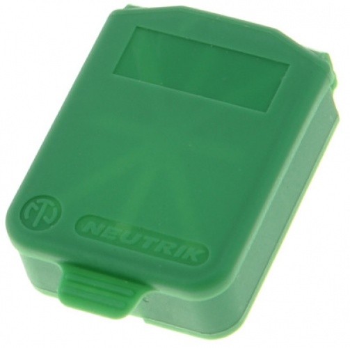 Neutrik SCDX-5 afdekkap IP42 t.b.v. “D” chassis delen Groen