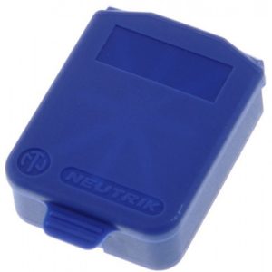 Neutrik SCDX-6 afdekkap IP42 t.b.v. “D” chassis delen Blauw