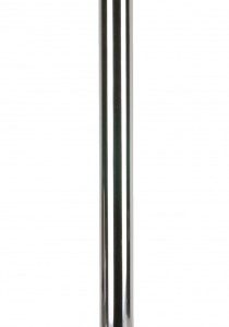 Afzet paal met verstelbaar lint zilver