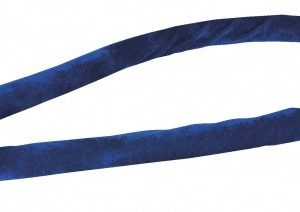 Afscheidingskoord blauw met gouden haak