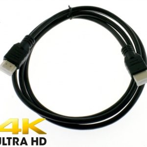 HDMI kabel Ultra HD 4K 2m male > male type 2.0 verguld 24K goud