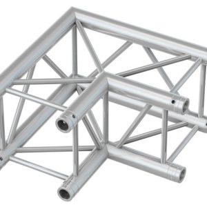 Vlakke hoek 90o voor vierkante FQ30 Truss inclusief 4 voudige FQ30 koppelset