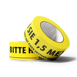 Adam Hall 1,5m afstand houden vloer tape Nederlands