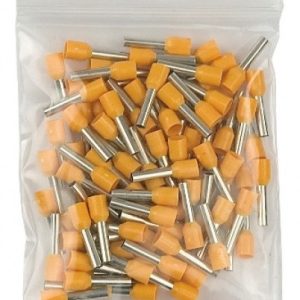 Aderhuls 4mm2 – 12mm Oranje 1000 stuks AANBIEDING OP=OP van € 26,50 voor € 5,–