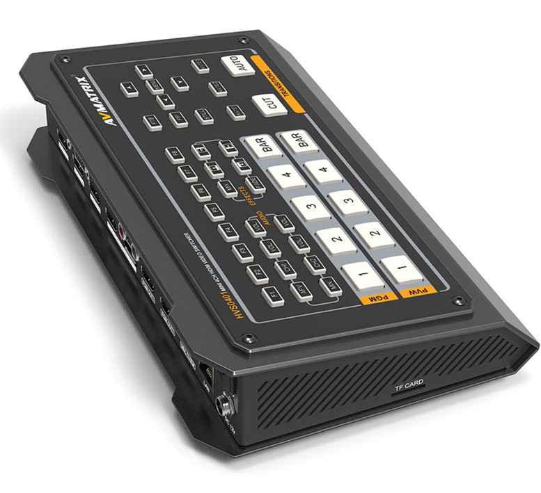 AV Matrix HVS0401 4 kanaals HDMI mini live video mixer/streamer NIET MEER LEVERBAAR ZIE RSHVS0402U - Afbeelding 4