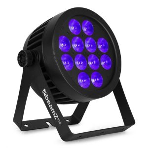BeamZ Pro BWA-534 Alu LED PAR IP65 12x 15W 6 in 1 RGBWA-UV LED’s DMX & IR