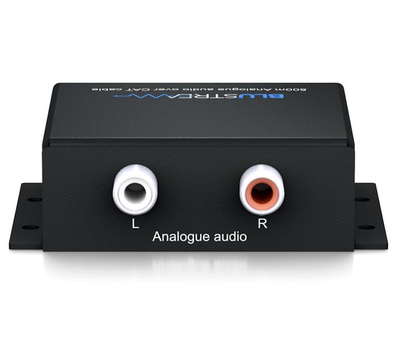 Blustream PAC-500AU passieve audio over CAT-kabel verleng set voor analoge audiosignalen tot 500m - Afbeelding 3