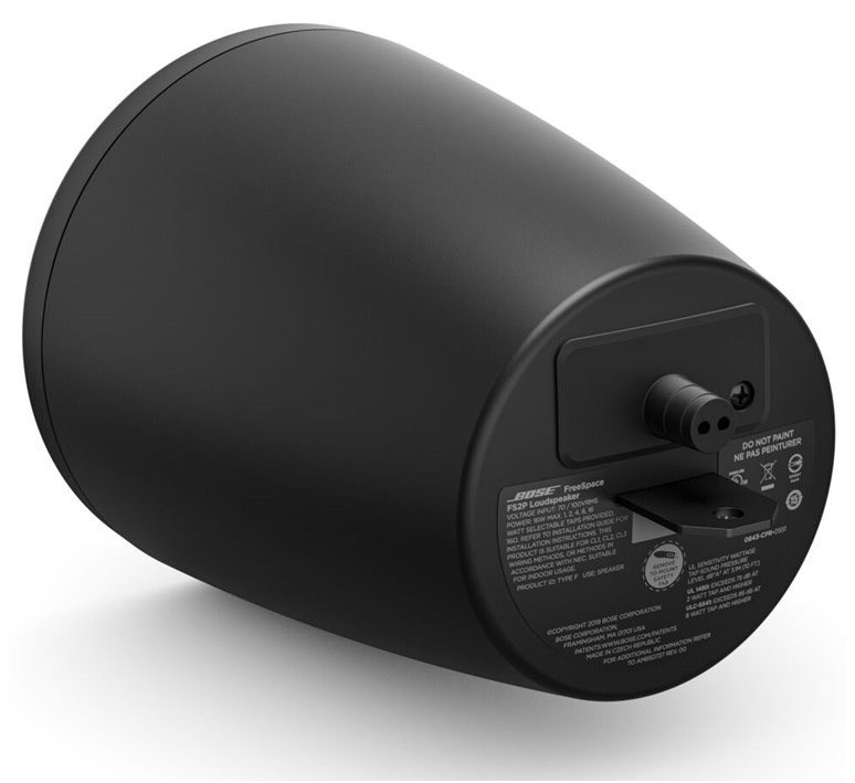 Bose FreeSpace FS2P pendel luidspreker zwart 16W/100volt/16 ohm per set van 2 stuks - Afbeelding 4