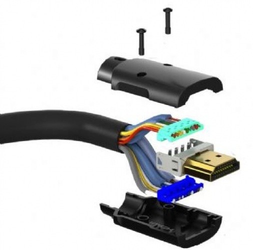 Bosscom losse HDMI pers steker LET OP moet met de Bosscom perstang gemonteerd worden! MINIMALE AFNAME 25 STUKS - Afbeelding 3