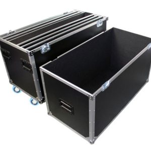 Flexi Stage flightcase voor 6x FX1010 inclusief poten