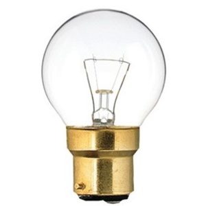 Heldere bollamp met B22 fitting 24V/15W OP=OP DE LAATSTE