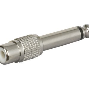 Jack 6,3mm mono male > RCA female adapter