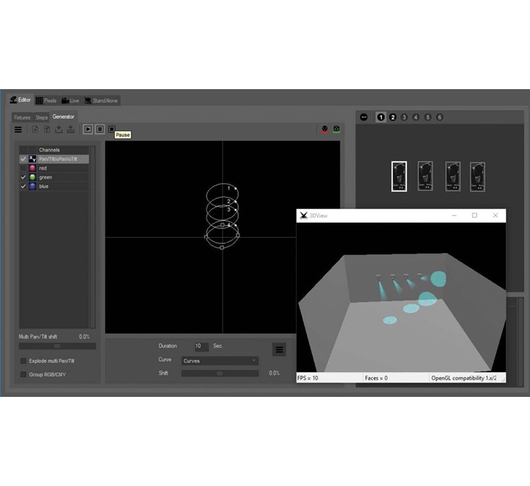 Losse IR afstandsbediening voor Showtec Quick DMX rack 1024 DMX kanalen met 18 presets - Afbeelding 5