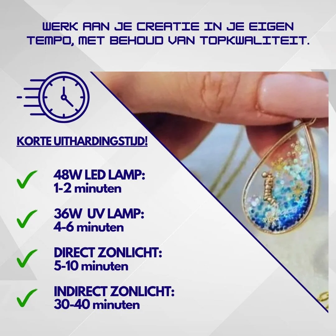 Lukana UV Resin Epoxy Giethars – 250gr – Transparant - Afbeelding 4