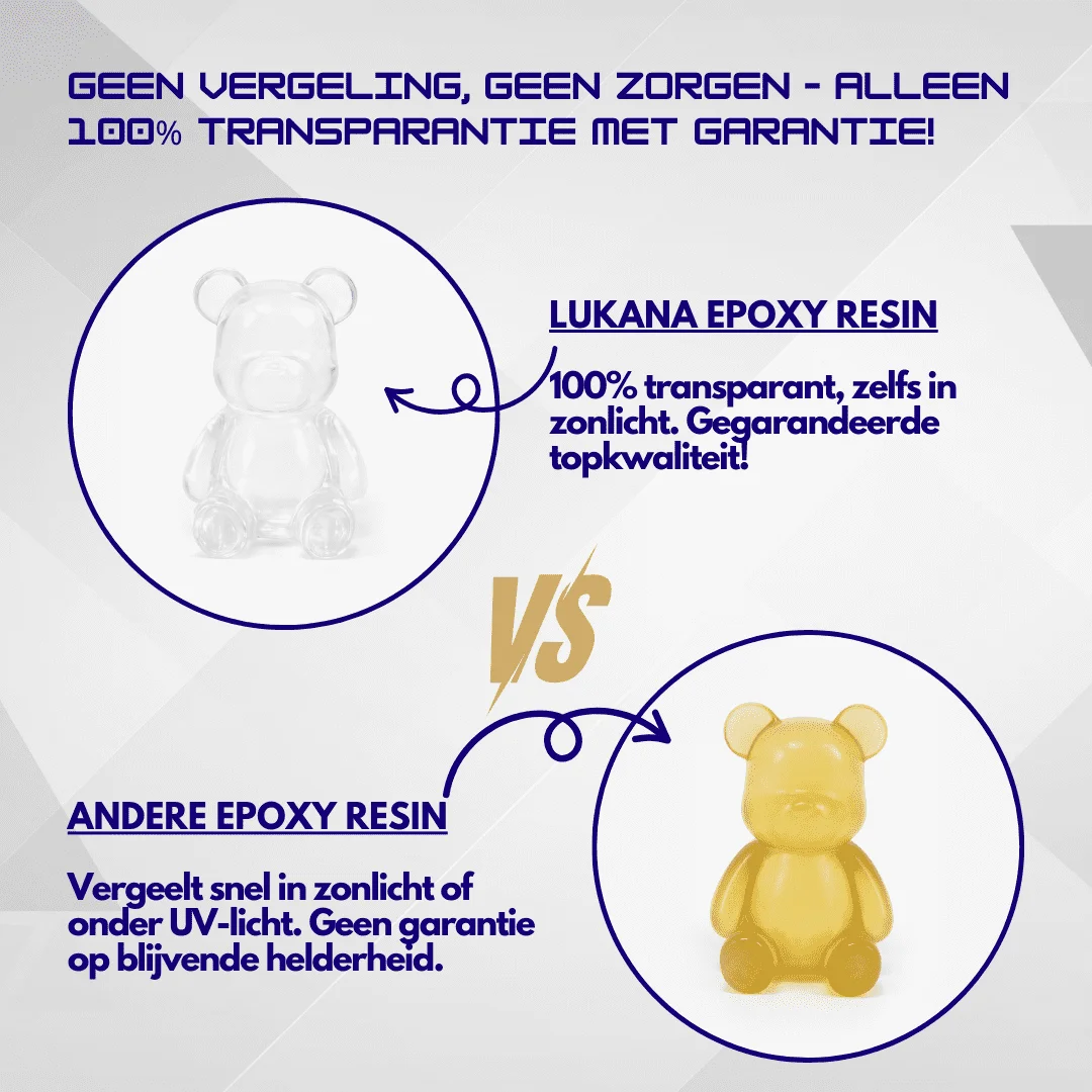 Lukana UV Resin Epoxy Giethars – 250gr – Transparant - Afbeelding 5
