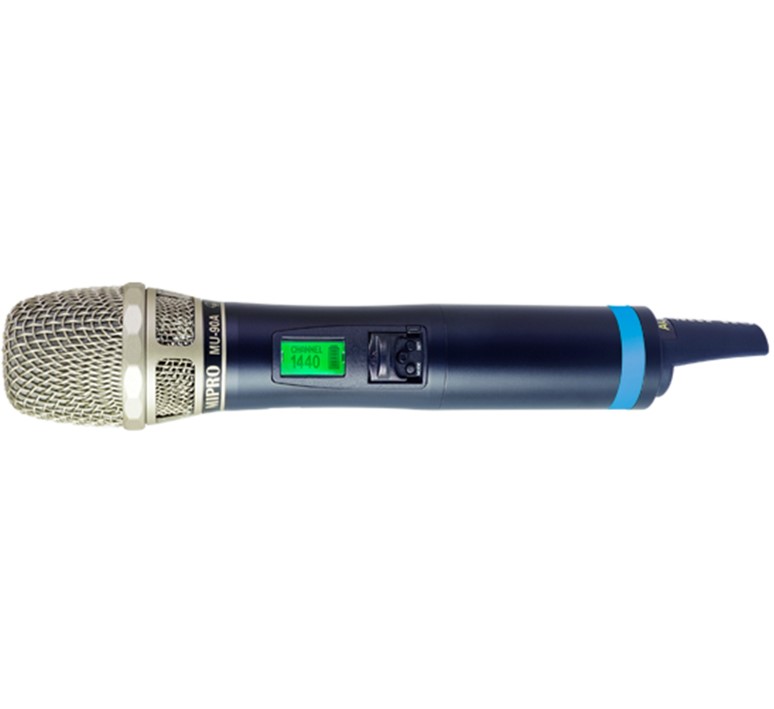 Mipro ACT-700T oplaadbaar breedband bodypack zender met mini XLR connector, metalen behuizing, LCD display, 72MHz 10mW/50mW - Afbeelding 3