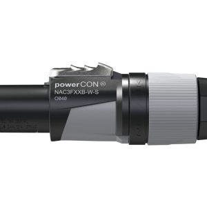 Neutrik powerCON kabeldeel zwart/wit uitgang S kabeldiameter 6-12mm