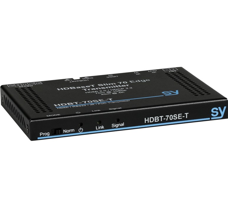 SY SY-HDBT70-SLIM-EDGE-R HDBT > HDMI ontvanger met RS-232 tot 70m met PoC (Power over Cable) - Afbeelding 5