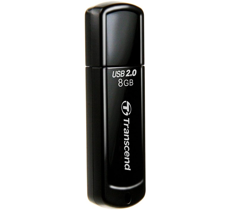 Transcend JetFlash 350 USB stick 8 GB USB 2.0 zwart - Afbeelding 5