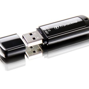 Transcend JetFlash 350 USB stick 8 GB USB 2.0 zwart