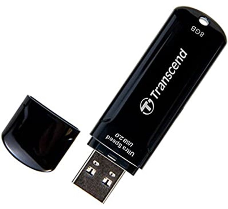 Transcend JetFlash 350 USB stick 8 GB USB 2.0 zwart - Afbeelding 4