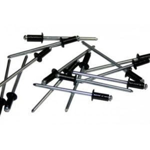 Zwarte popnagels voor Neutrik chassis delen per 25 stuks